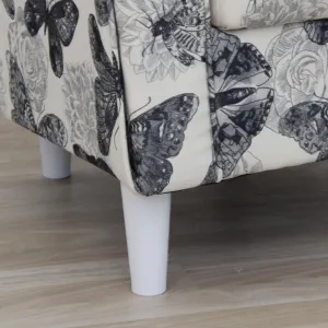 Kreslo s taburetom ASTRID Tempo Kondela Patchwork M1