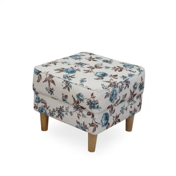 Kreslo s taburetom ASTRID Tempo Kondela Patchwork M1