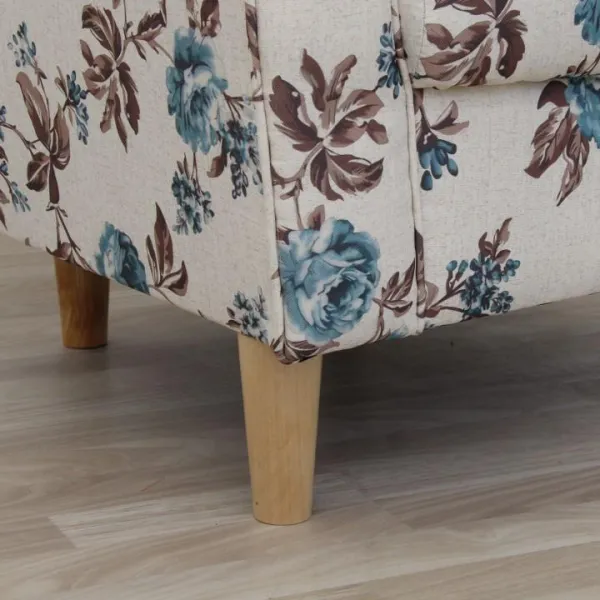 Kreslo s taburetom ASTRID Tempo Kondela Patchwork M1