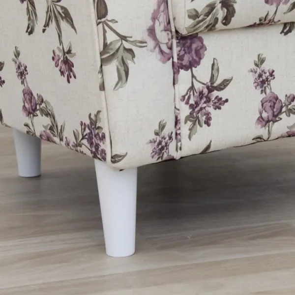Kreslo s taburetom ASTRID Tempo Kondela Patchwork M1