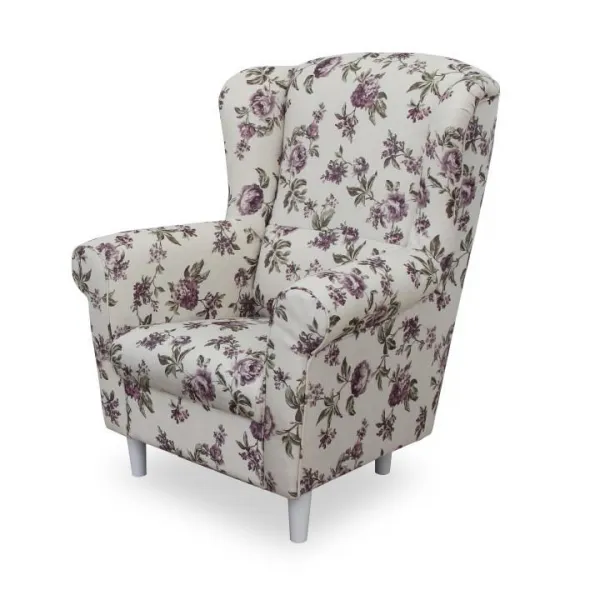 Kreslo s taburetom ASTRID Tempo Kondela Patchwork M1