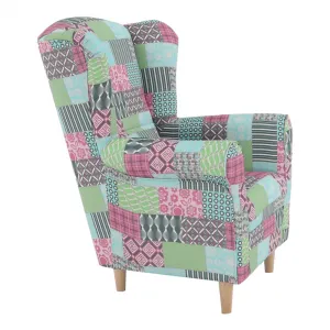 Kreslo CHARLOT Tempo Kondela Patchwork M1