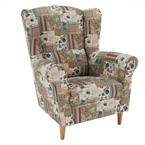 Kreslo CHARLOT Tempo Kondela Patchwork M1