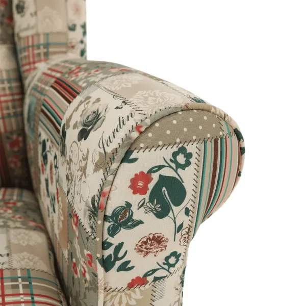 Kreslo CHARLOT Tempo Kondela Patchwork M1