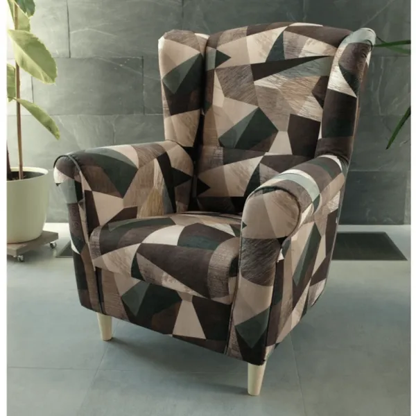 Kreslo CHARLOT Tempo Kondela Patchwork M1