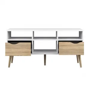TV stolík OSLO 75391 dub sonoma / biela Tempo Kondela