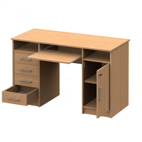 Počítačový stôl B9 NEW Tempo Kondela Biela