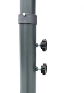 ArtRoja Záhradný slnečník kovový 8080 | béžová 350 cm