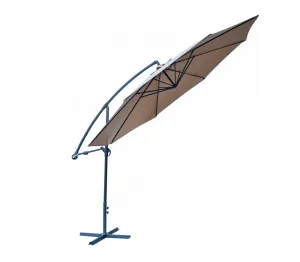 ArtRoja Záhradný slnečník kovový 8080 | béžová 350 cm