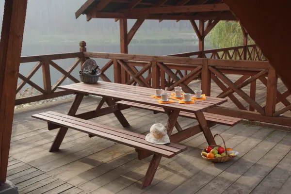 Set PIKNIK - 180 cm ROJAPLAST Gaštan