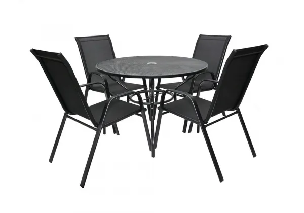 Záhradné kreslo XT1012C Čierna
