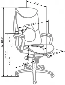 Kancelárske kreslo QUAD Halmar