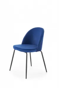 HALMAR Designová stolička Zyonne tmavomodrá