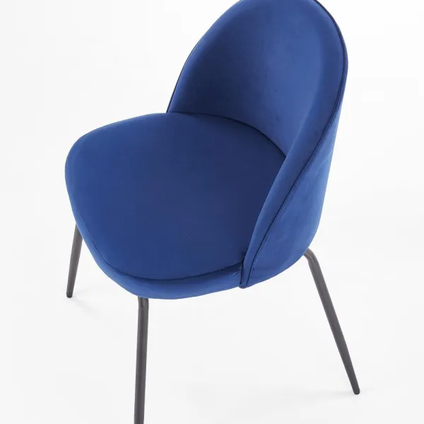 HALMAR Designová stolička Zyonne tmavomodrá