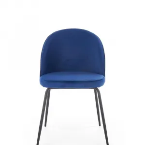 HALMAR Designová stolička Zyonne tmavomodrá