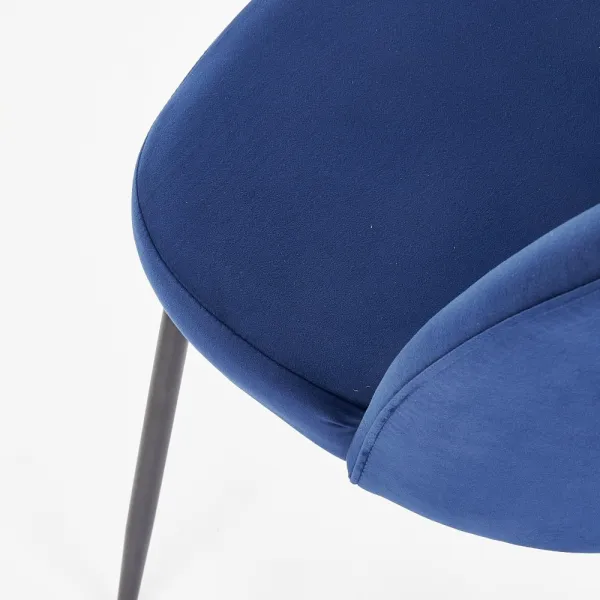 HALMAR Designová stolička Zyonne tmavomodrá