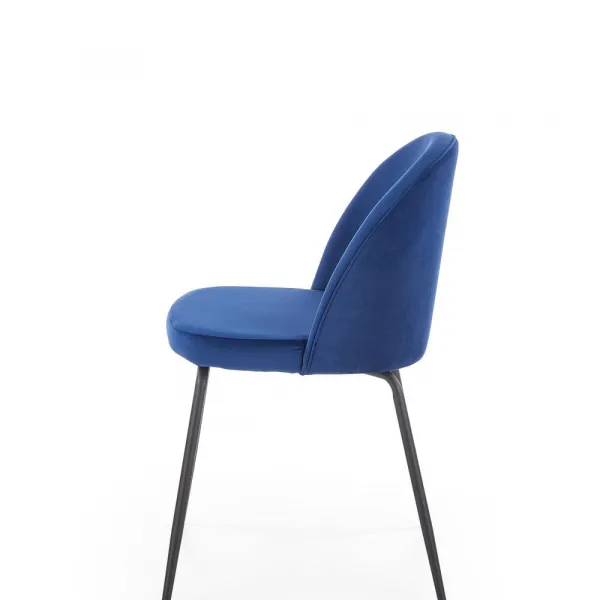 HALMAR Designová stolička Zyonne tmavomodrá