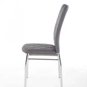 Jedálenská stolička K309 Halmar Tmavosivá