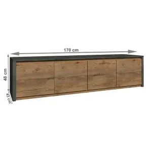 Komoda MONTANA K4D Tempo Kondela Dub lefkas