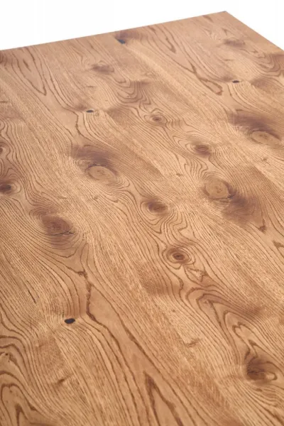 HALMAR Rozkladací jedálenský stôl Horus svetlý dub/čierna