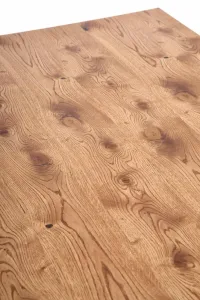 HALMAR Rozkladací jedálenský stôl Horus svetlý dub/čierna