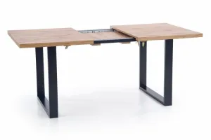 HALMAR Jedálenský rozkladací stôl Mevon 2 dub wotan/čierny