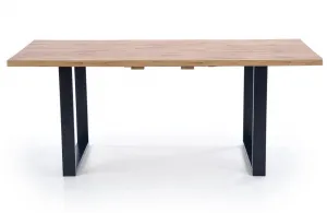 HALMAR Jedálenský rozkladací stôl Mevon 2 dub wotan/čierny