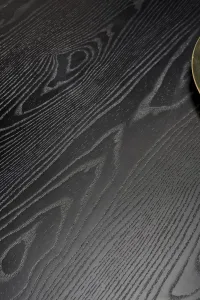 HALMAR Jedálenský stôl Bosa čierny/zlatý