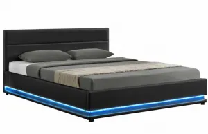 Posteľ BIRGET NEW s LED osvetlením Tempo Kondela 160 x 200 cm
