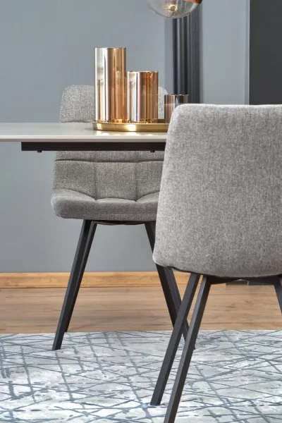 HALMAR Designová stolička Chlorett sivá