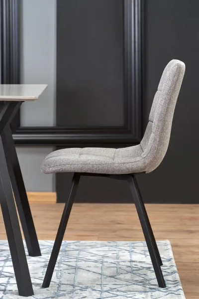 HALMAR Designová stolička Chlorett sivá