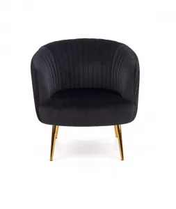 Kreslo CROWN Halmar Čierna