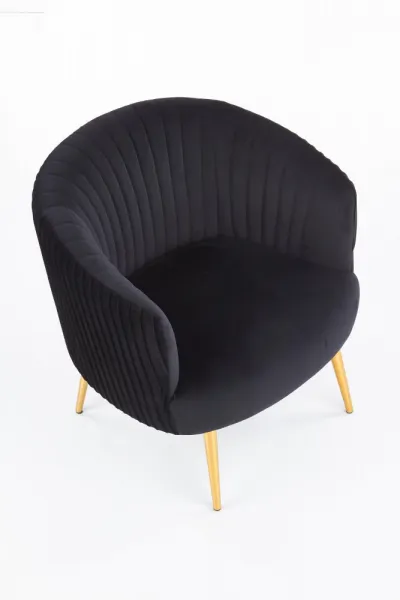 Kreslo CROWN Halmar Čierna