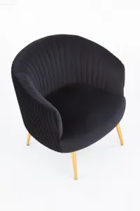 Kreslo CROWN Halmar Čierna