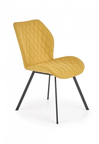 HALMAR Designová stolička Eviana horčicová