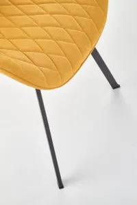 HALMAR Designová stolička Eviana horčicová