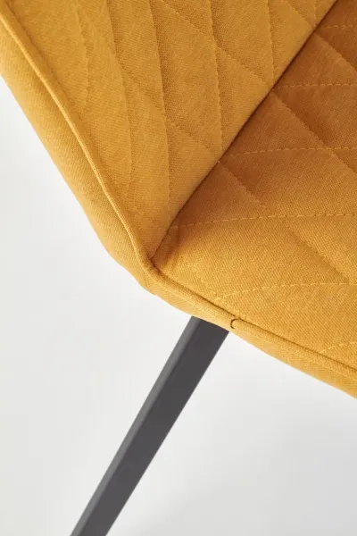 HALMAR Designová stolička Eviana horčicová