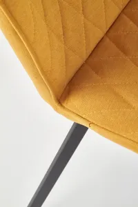 HALMAR Designová stolička Eviana horčicová