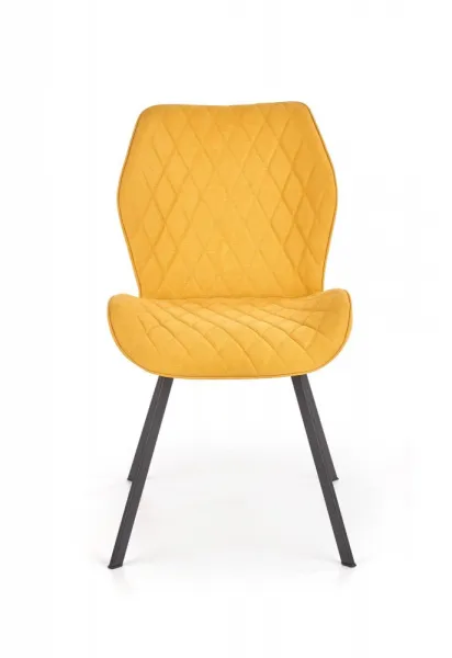 HALMAR Designová stolička Eviana horčicová