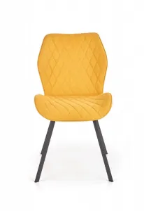 HALMAR Designová stolička Eviana horčicová