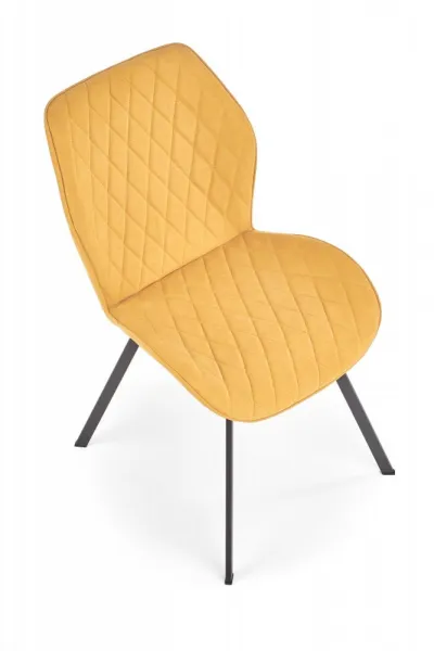 HALMAR Designová stolička Eviana horčicová