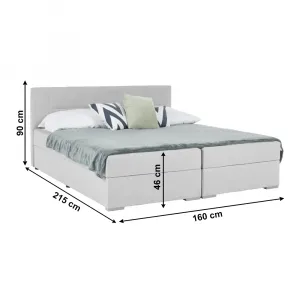 Boxspringová posteľ FERATA KOMFORT Tempo Kondela 140 x 200 cm