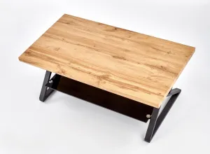 HALMAR Konferenčný stôl Nero dub/čierna