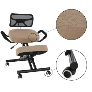 Ergonomická kľakačka RUFUS Tempo Kondela Zelená