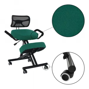 Ergonomická kľakačka RUFUS Tempo Kondela Zelená