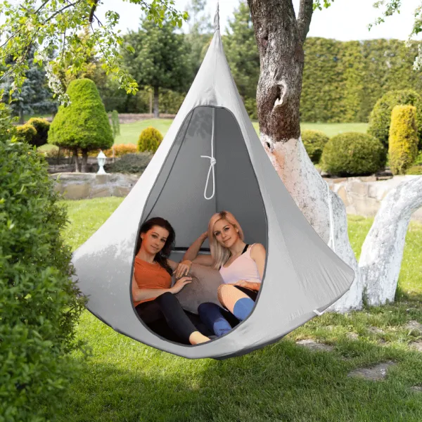 Závesné kreslo KLORIN NEW TYP 2 BIG SIZE CACOON HAMMOCK Tempo Kondela Zelená