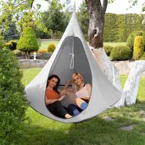 Závesné kreslo KLORIN NEW TYP 2 BIG SIZE CACOON HAMMOCK Tempo Kondela Zelená