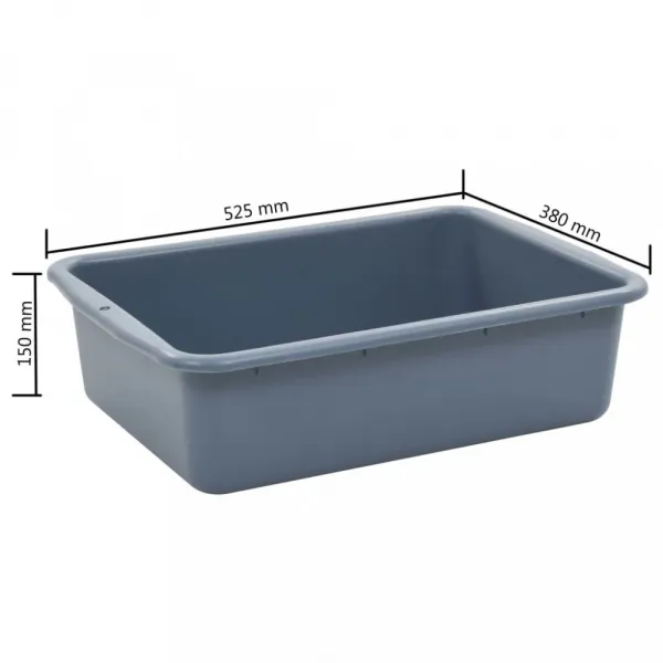 Kuchynský vozík s boxami nerezová oceľ / plast Dekorhome