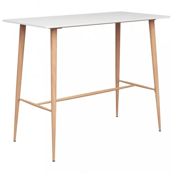 Barový stôl MDF / kov Dekorhome Černá