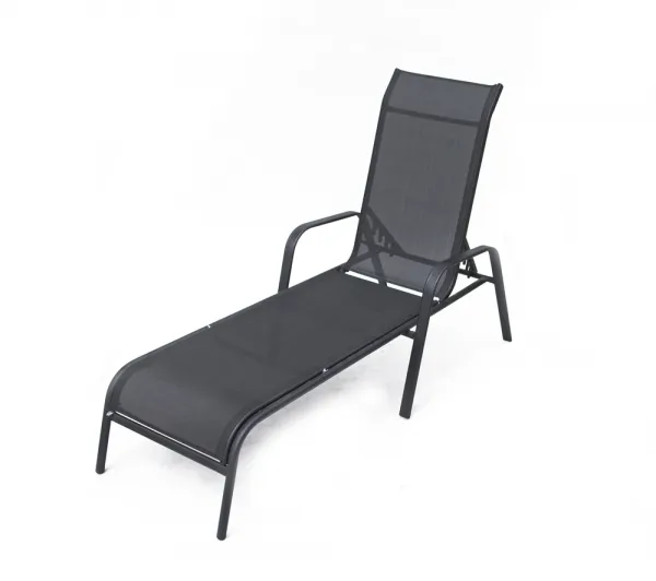 Záhradné ležadlo ZWC-52 Čierna
